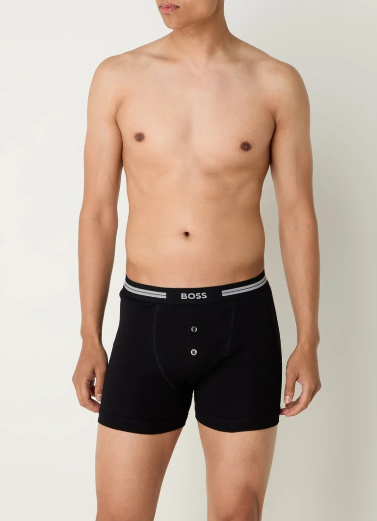 Boxer HUGO BOSS Original en coton biologique avec ceinture logotée