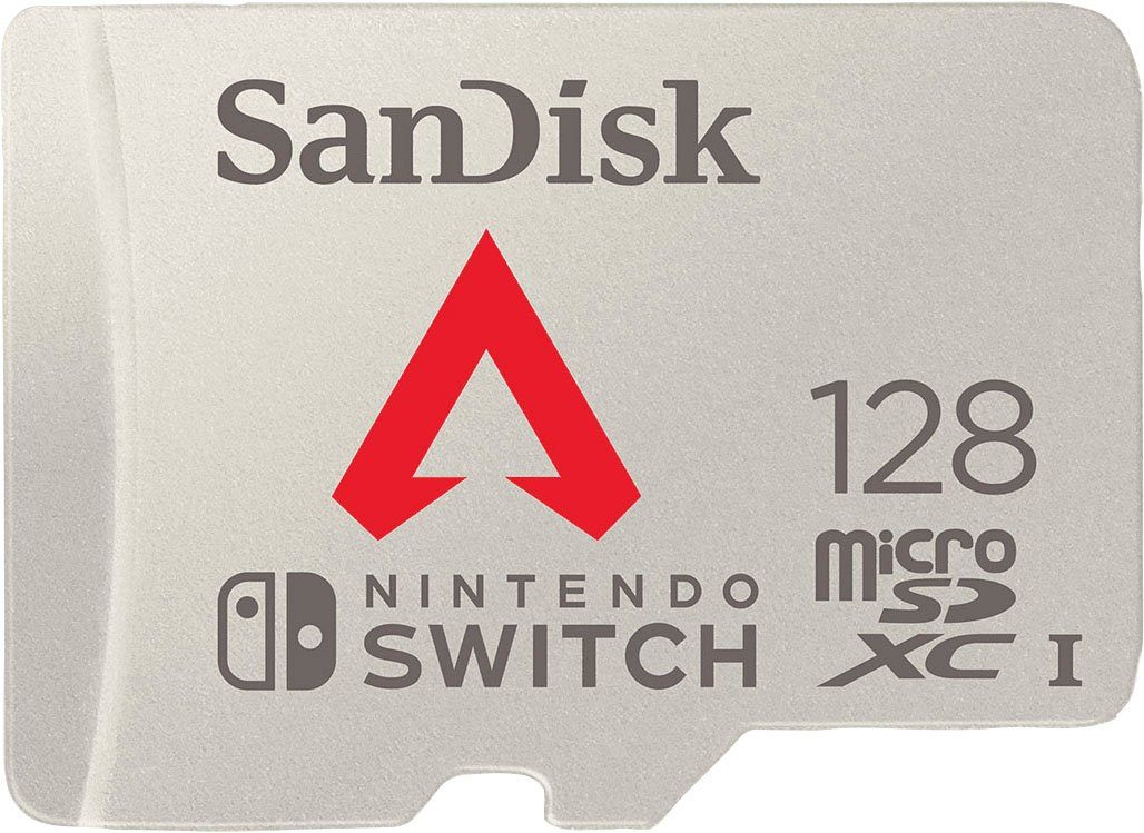 Sandisk microSDXC Extreme Apex Legends Nintendo Switch 128GB Speicherkarte (128 GB, UHS Class 1, 100 MB/s Lesegeschwindigkeit)