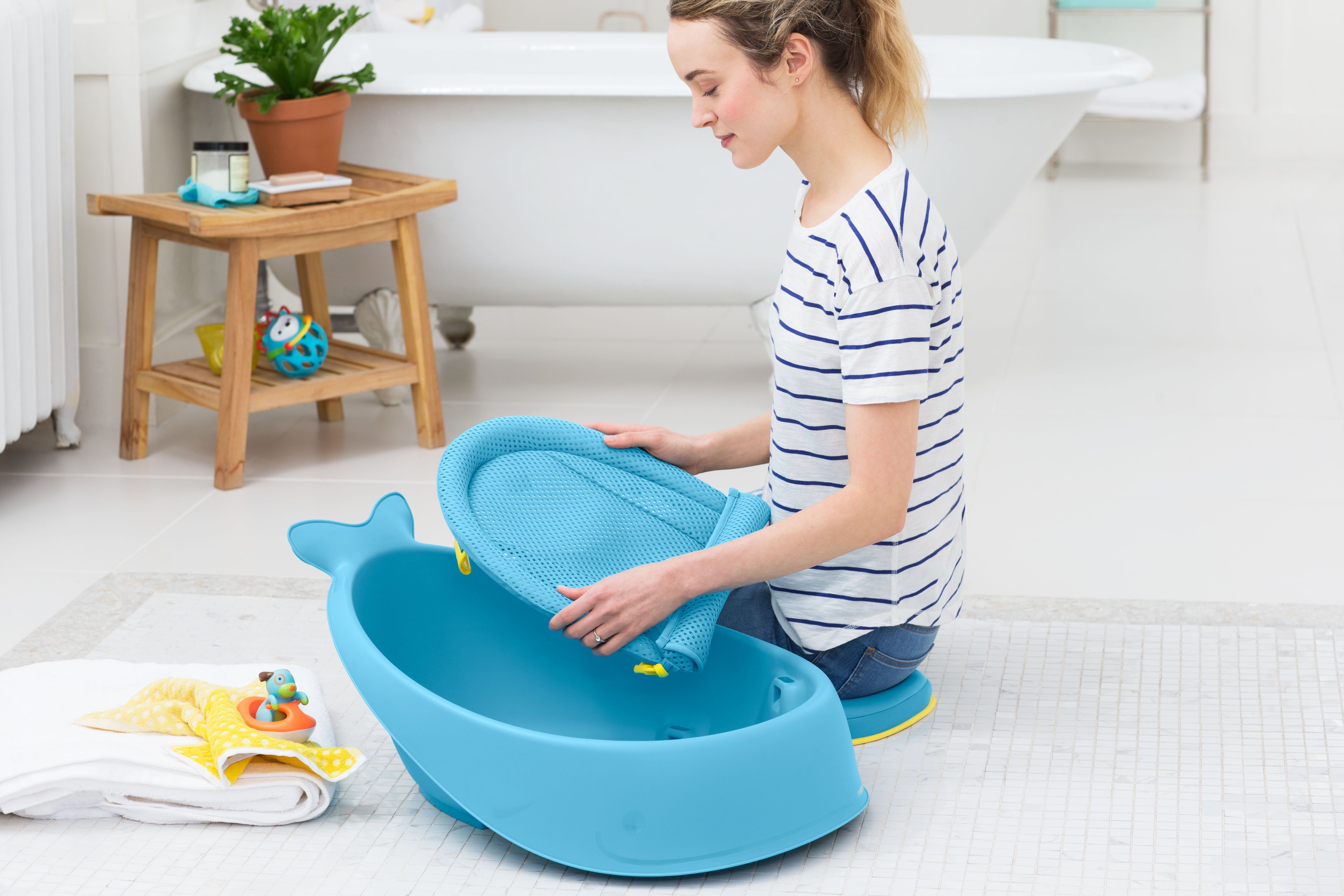 Skip Hop Babybadewanne Moby, blau
