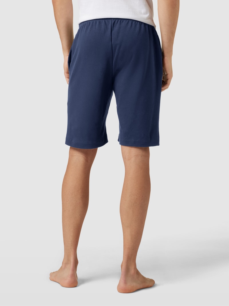 Pyjama-Hose mit elastischem Bund in dunkelblau
