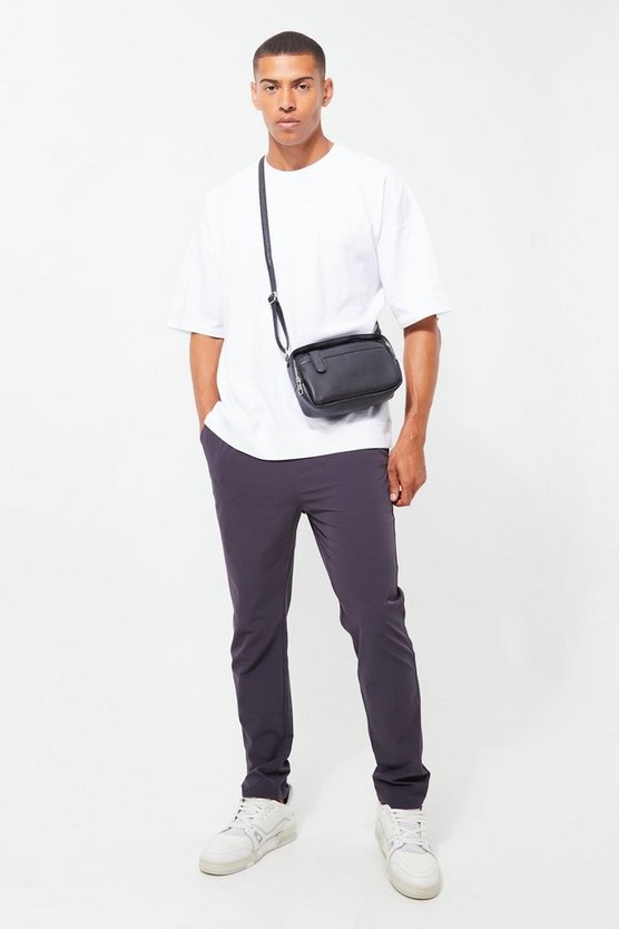 Slim-Fit Stretch-Hose mit elastischem Bund