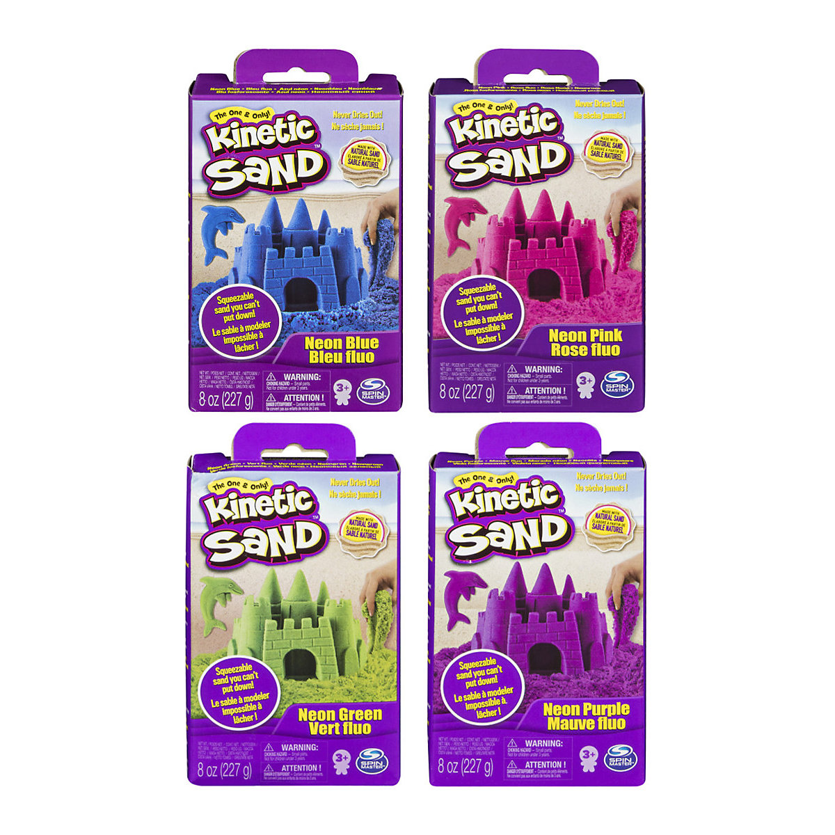 Kinetic Sand Nachfüllpackung 226 g, unterschiedliche Varianten