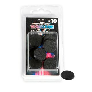 Wargame Bases - Round 25mm (10)