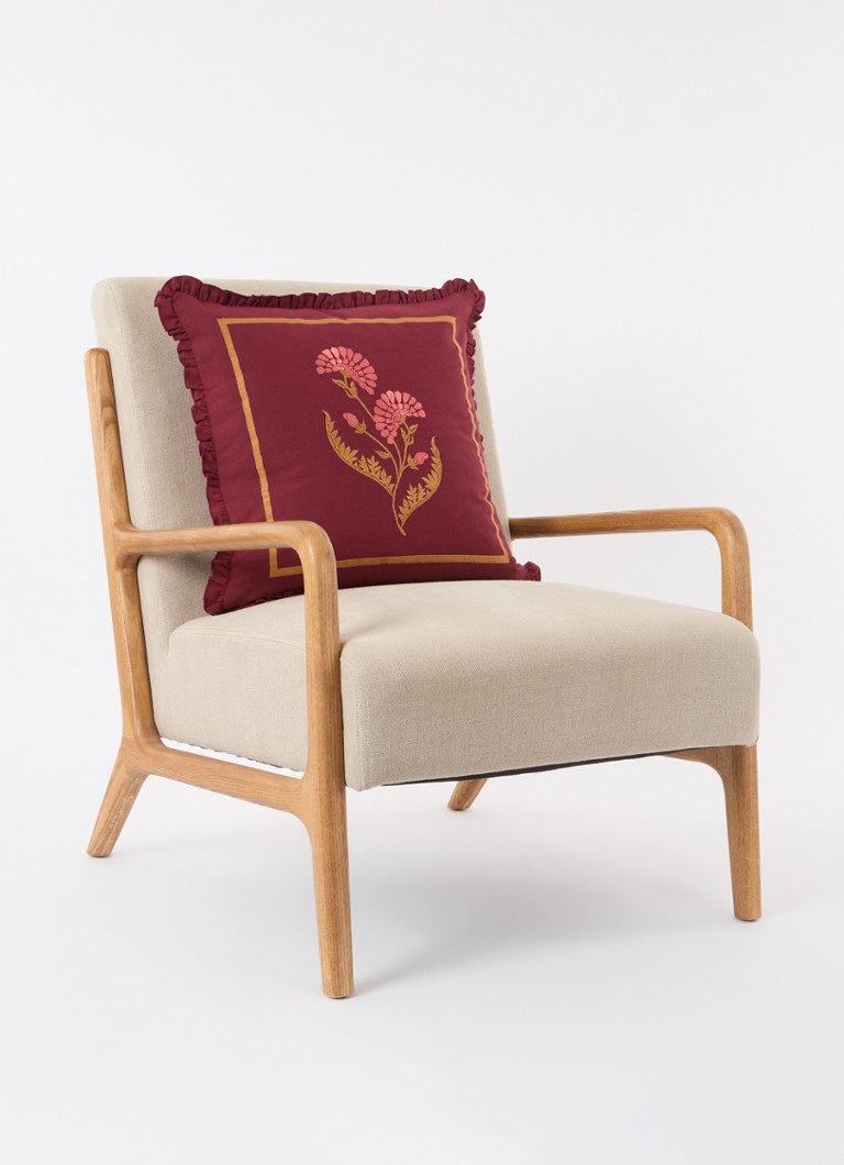 Palais Carry decorative cushion made of organic cotton 50 x 50 cm