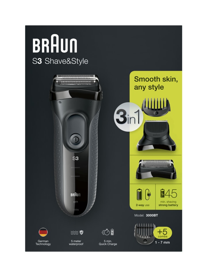 Braun Elektrischer Rasierer für Männer 