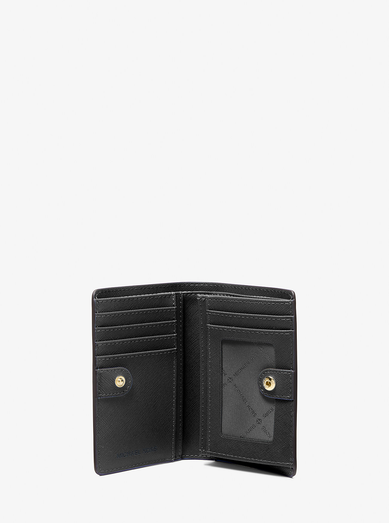 Jet Set Medium Saffiano Skinnlommebok - SVART