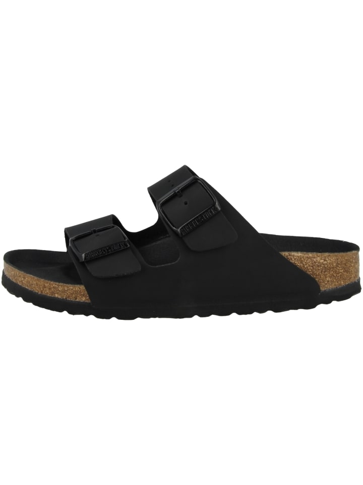 Birkenstock Sandale Arizona Birko-Flor schmal in schwarz günstig kaufen