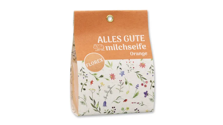 Florex Schafmilchseife eckig Orange 100 g