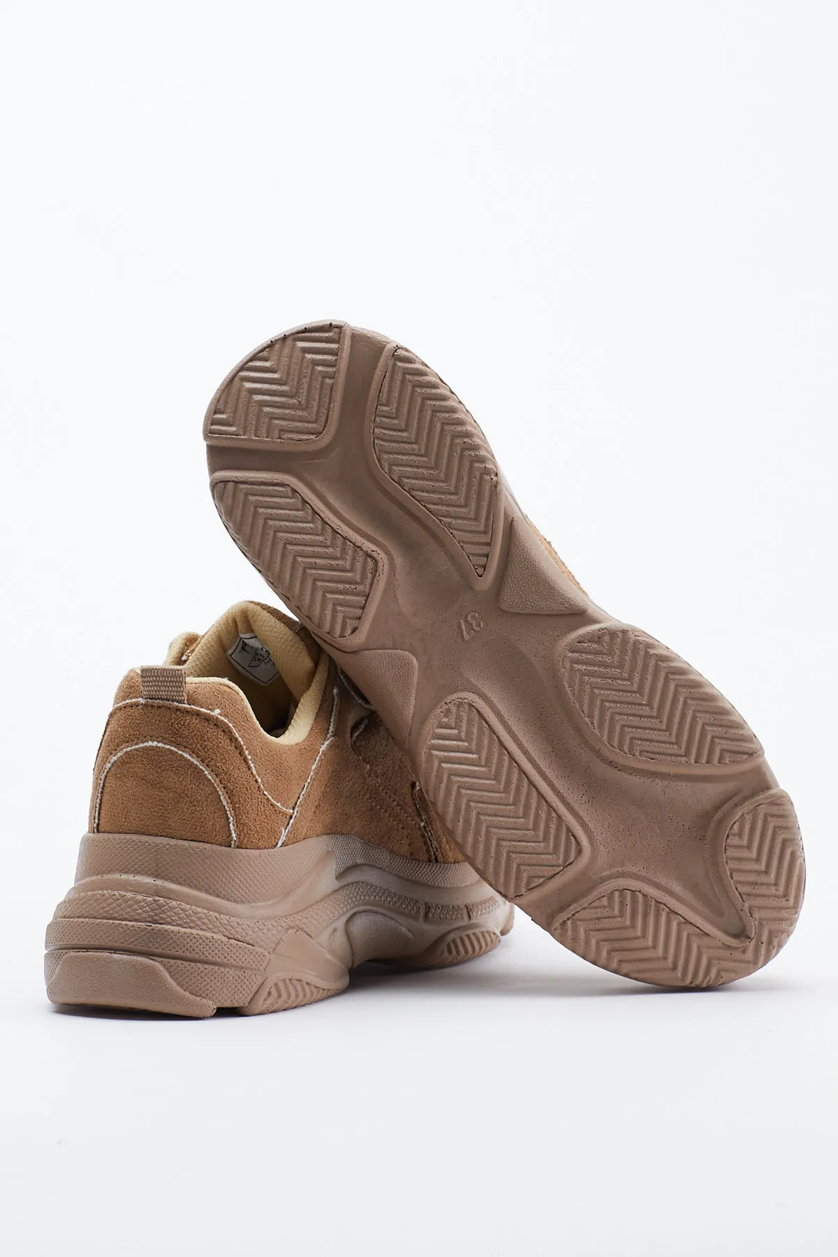 Tonny Black  Nerzfarbene Sportschuhe für Damen Bls-q