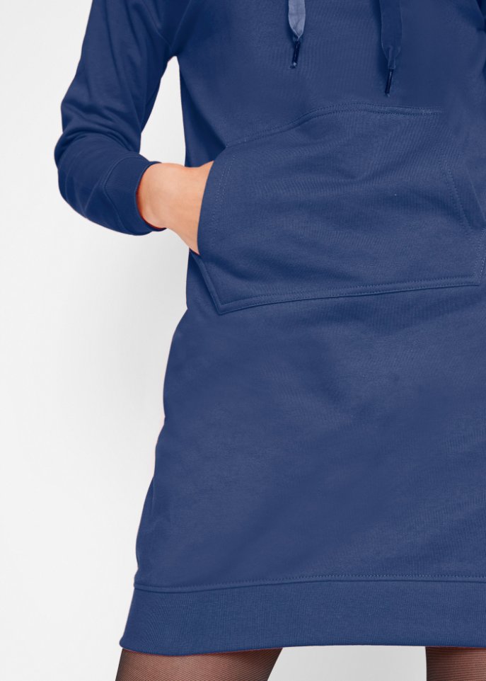 Sweatkleid mit Kapuze