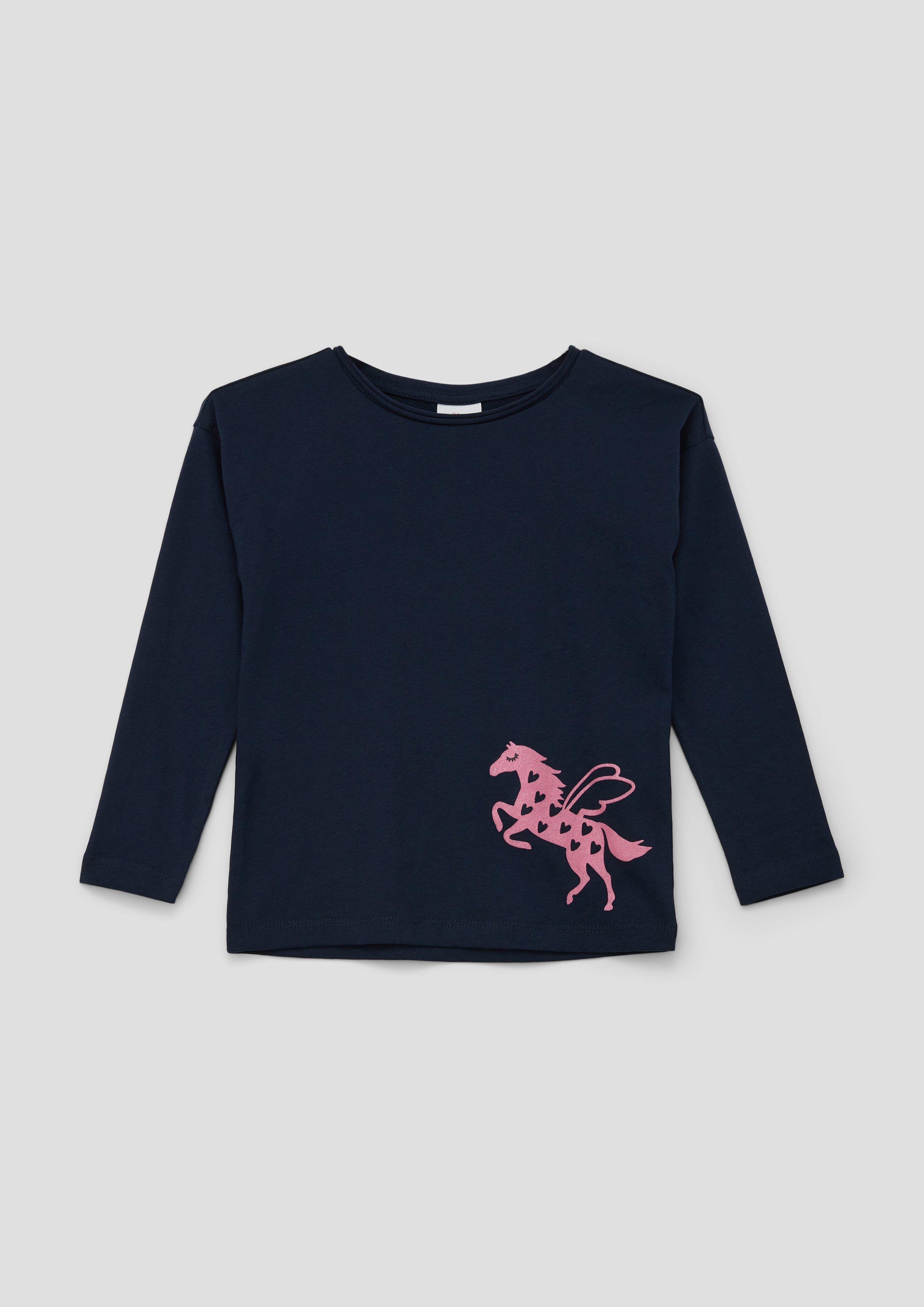 Longsleeve mit Glitzer-Print  2133804-5952