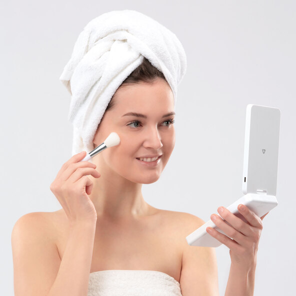 Beauty-Tool Geschenkset, weiß, 3-tlg.