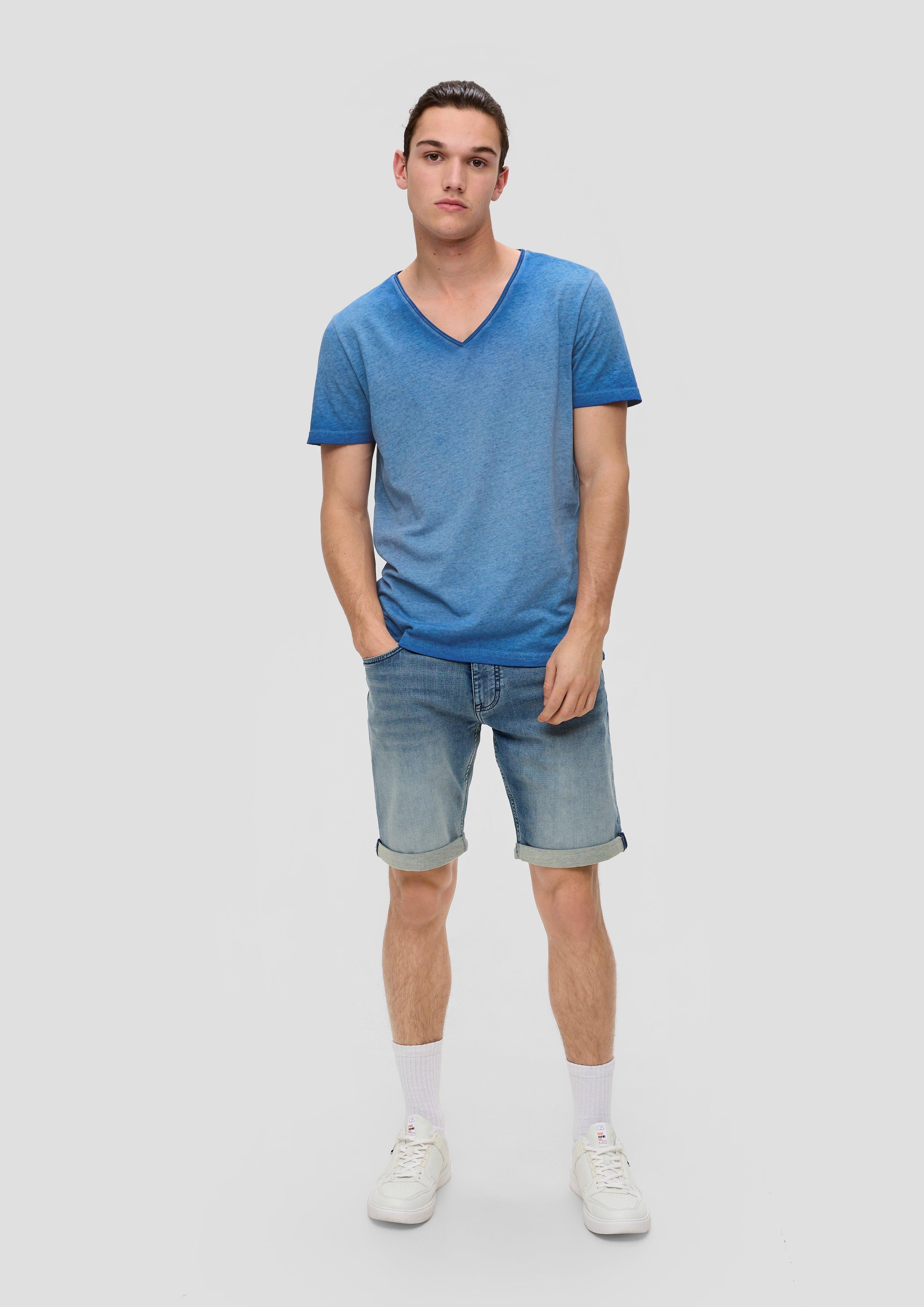 Meliertes T-Shirt aus Baumwollmix  2144230-55W0