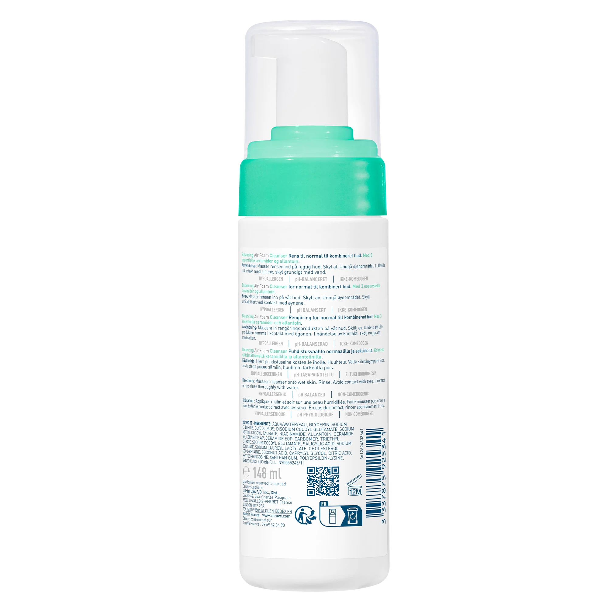 Spumă de curățare echilibrantă Cleaners - Spumă de curățare facială