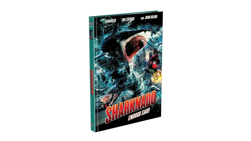 SHARKNADO 1 - Genug gesagt! - 2-Disc Mediabook - Cover A - Limited Edition auf 999 Stück - Uncut  (Blu-ray + DVD)