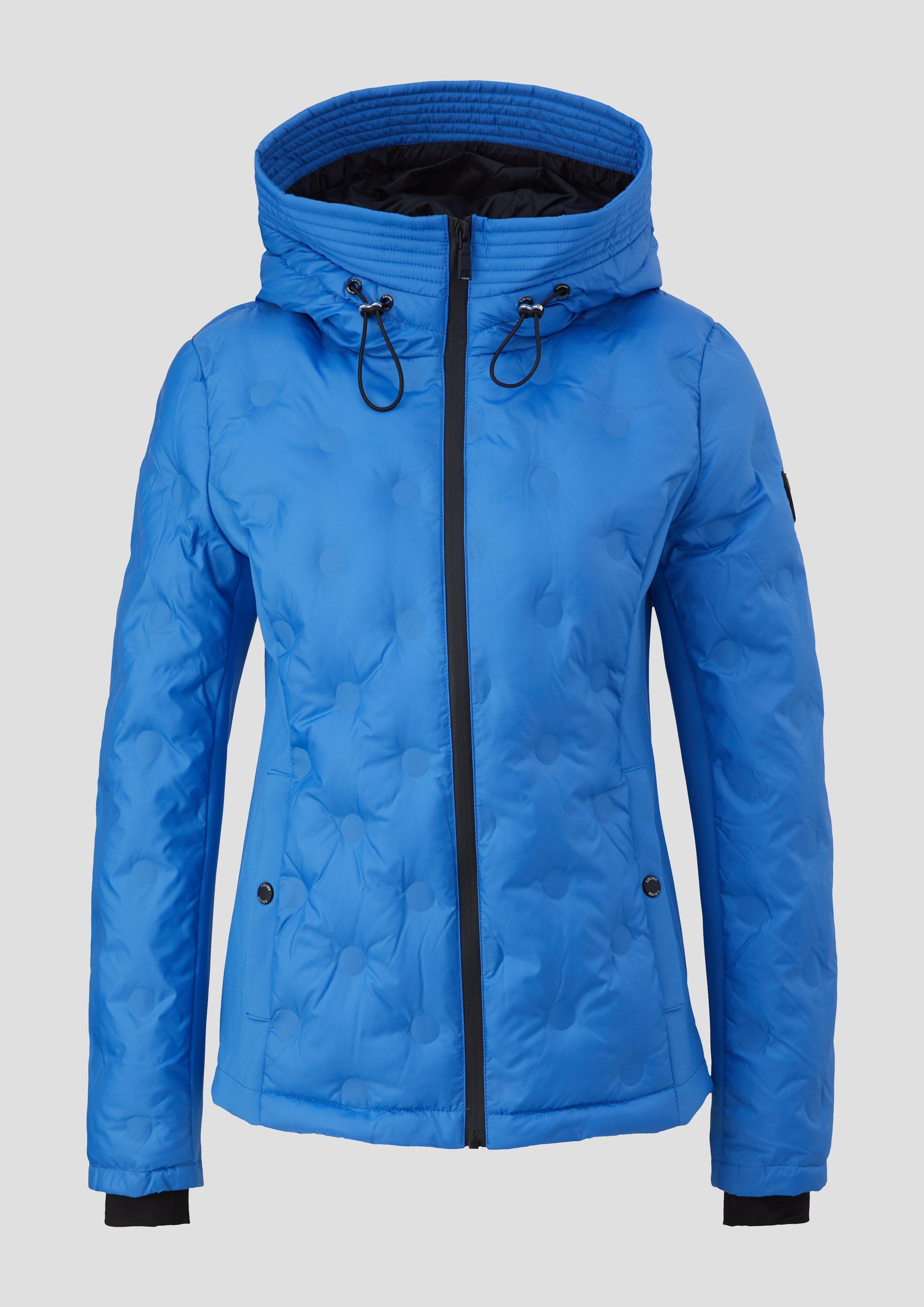 Kapuzenjacke im Fabricmix  2141553-5531