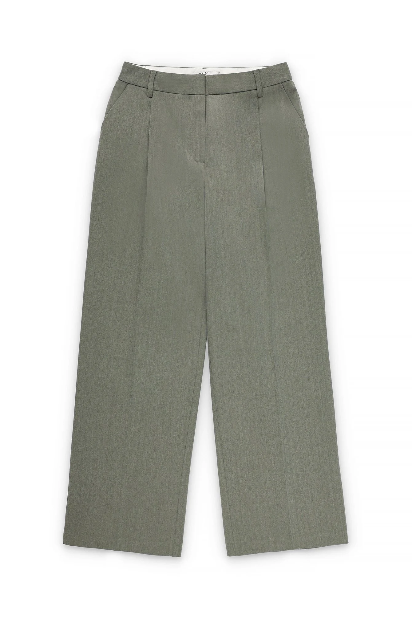 Schwere Anzughose mit niedriger Taille