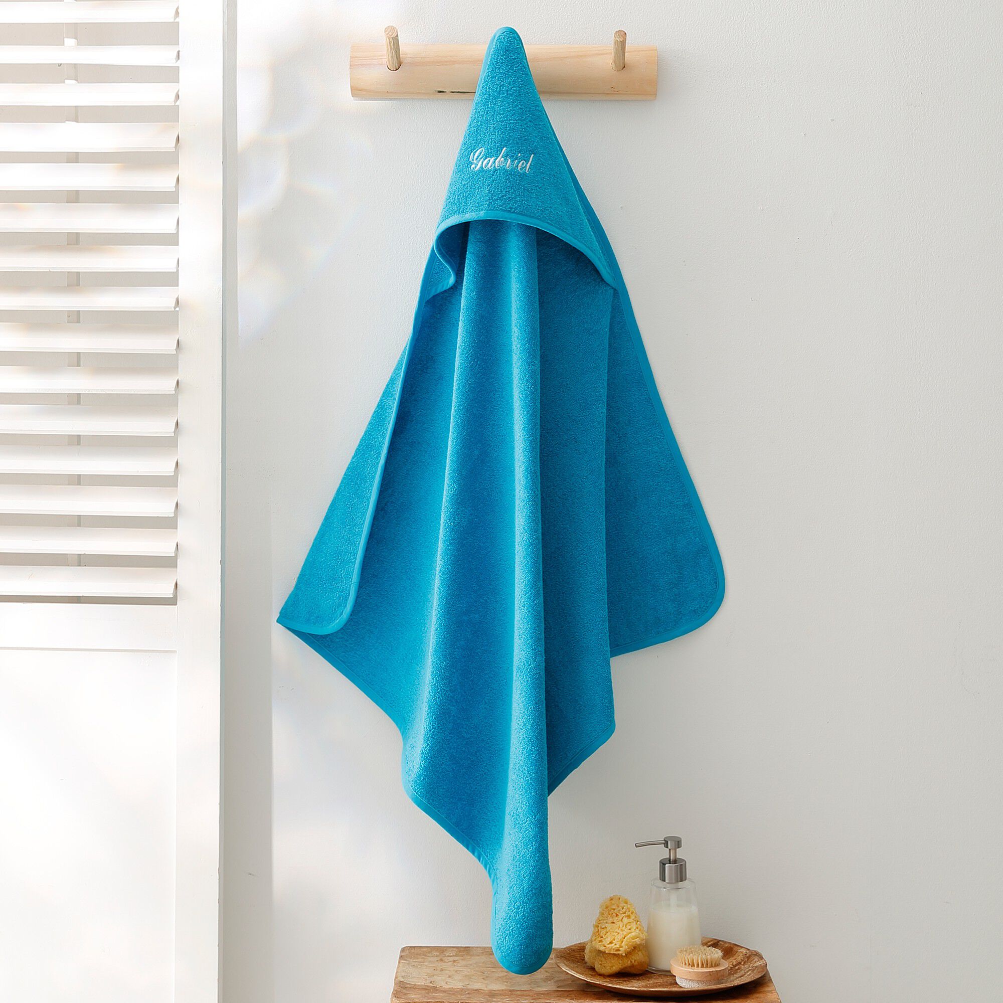 Cape de bain bébé personnalisable