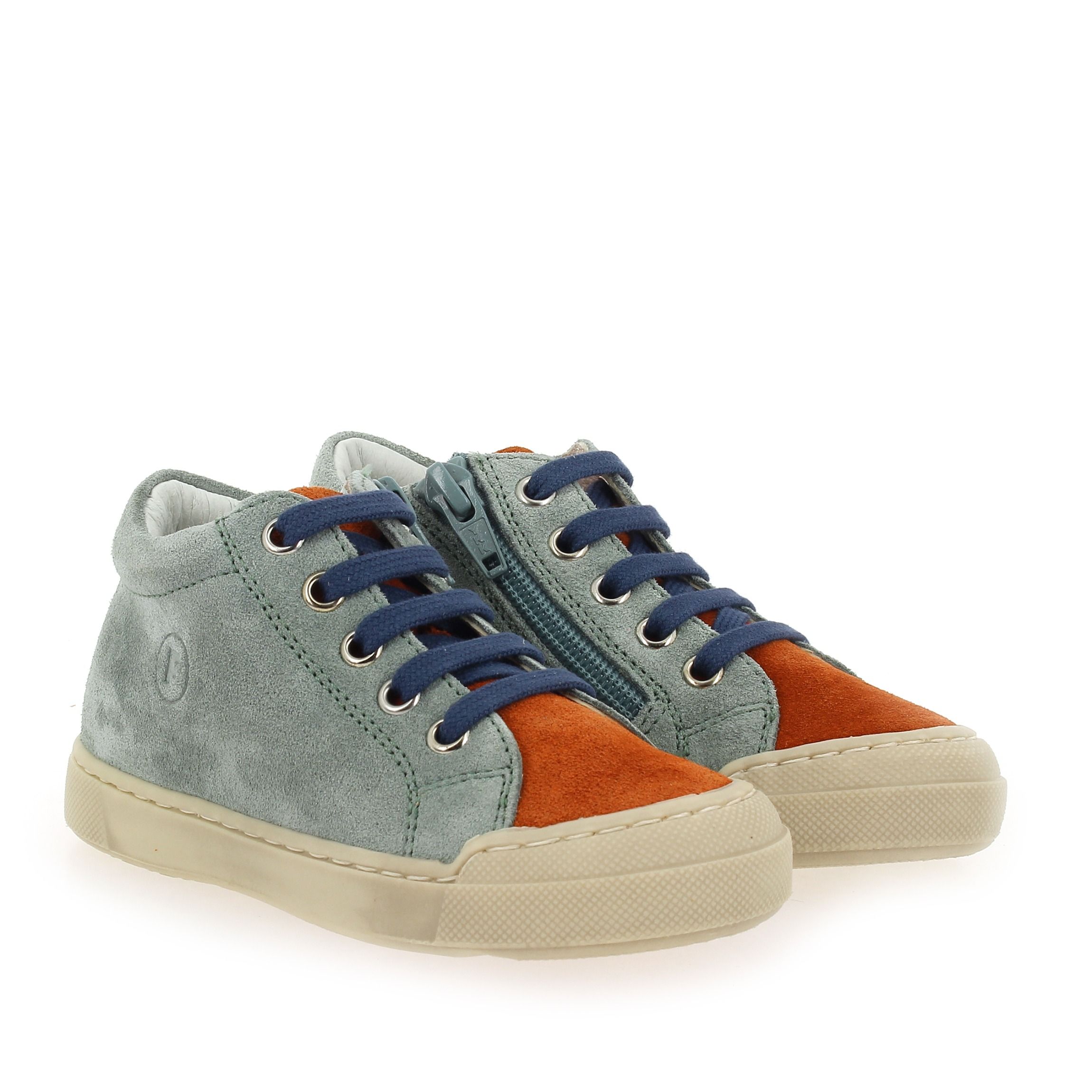 Naturino  SNOPES ZIP SUEDE - Gris Rouille