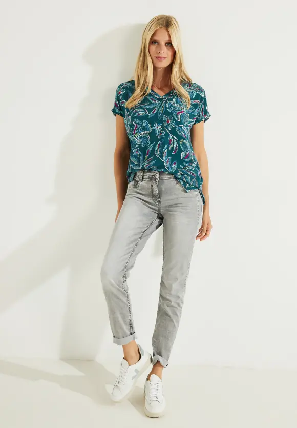 CECIL Bluse mit Multicolorprint