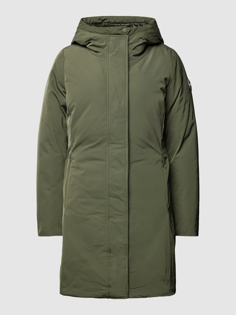 Parka mit Kapuze in olivgrün