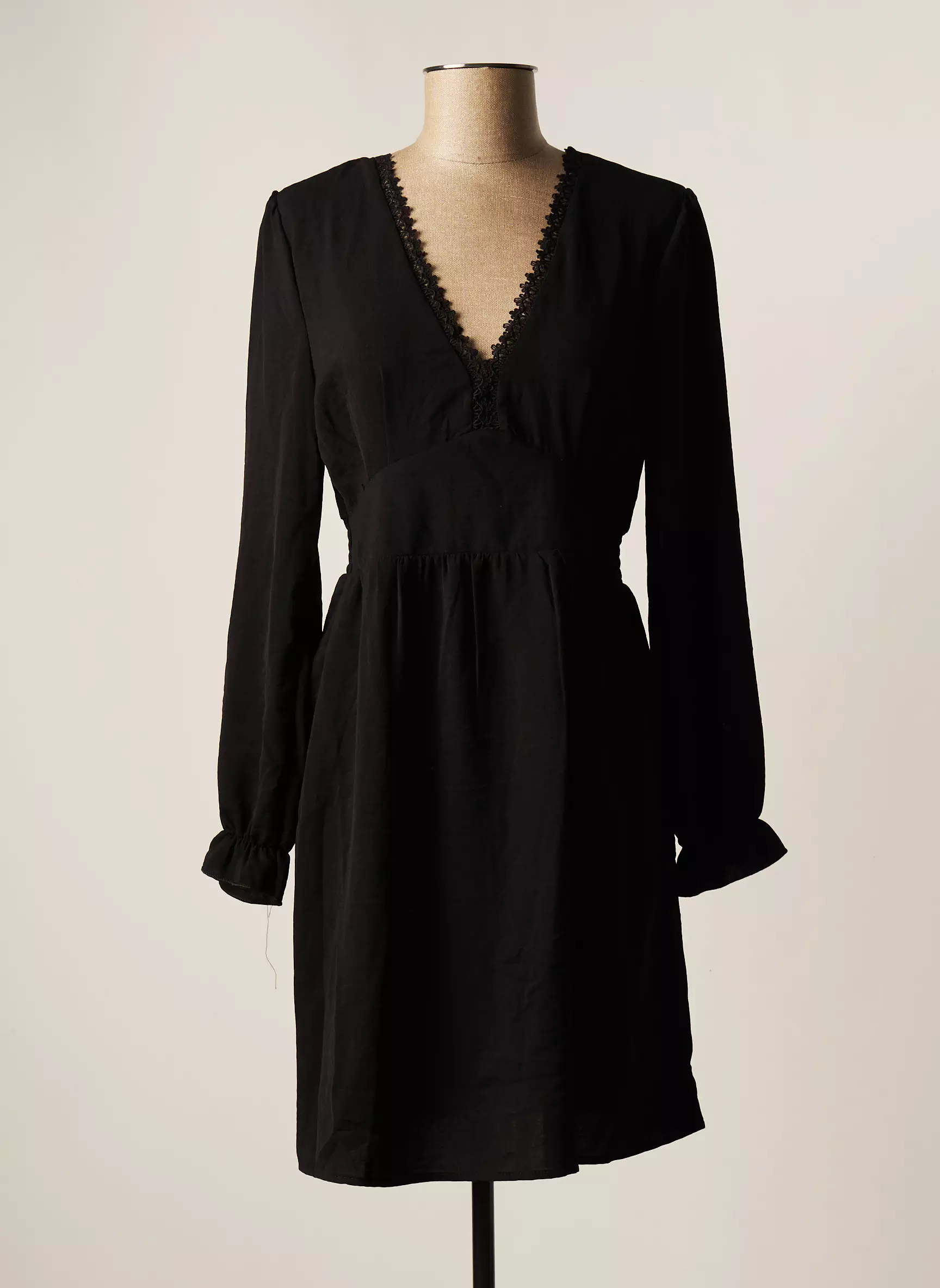 Season Robes Mi Longues Femme couleur noir
