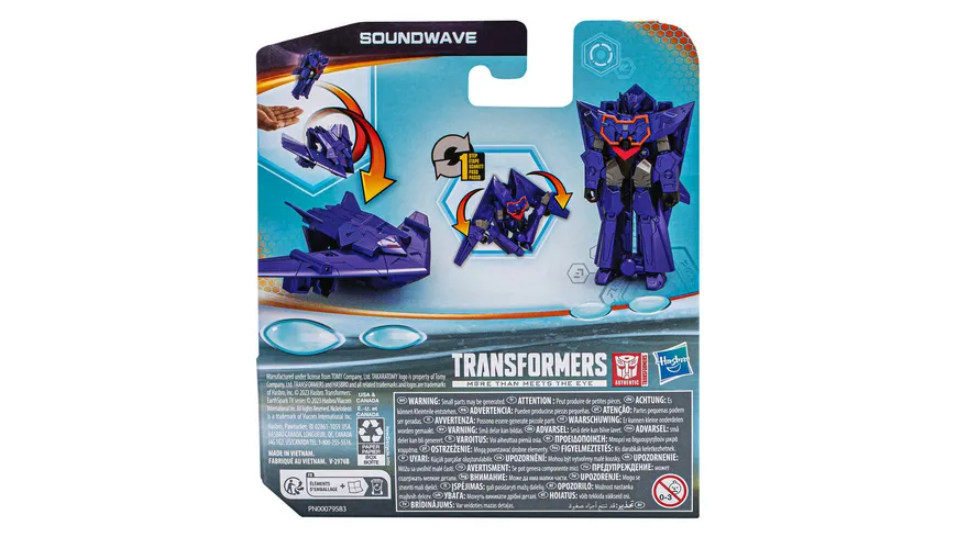 Hasbro - Transformers EarthSpark 1-Step Flip Changer, 1 Stück, sortiert
