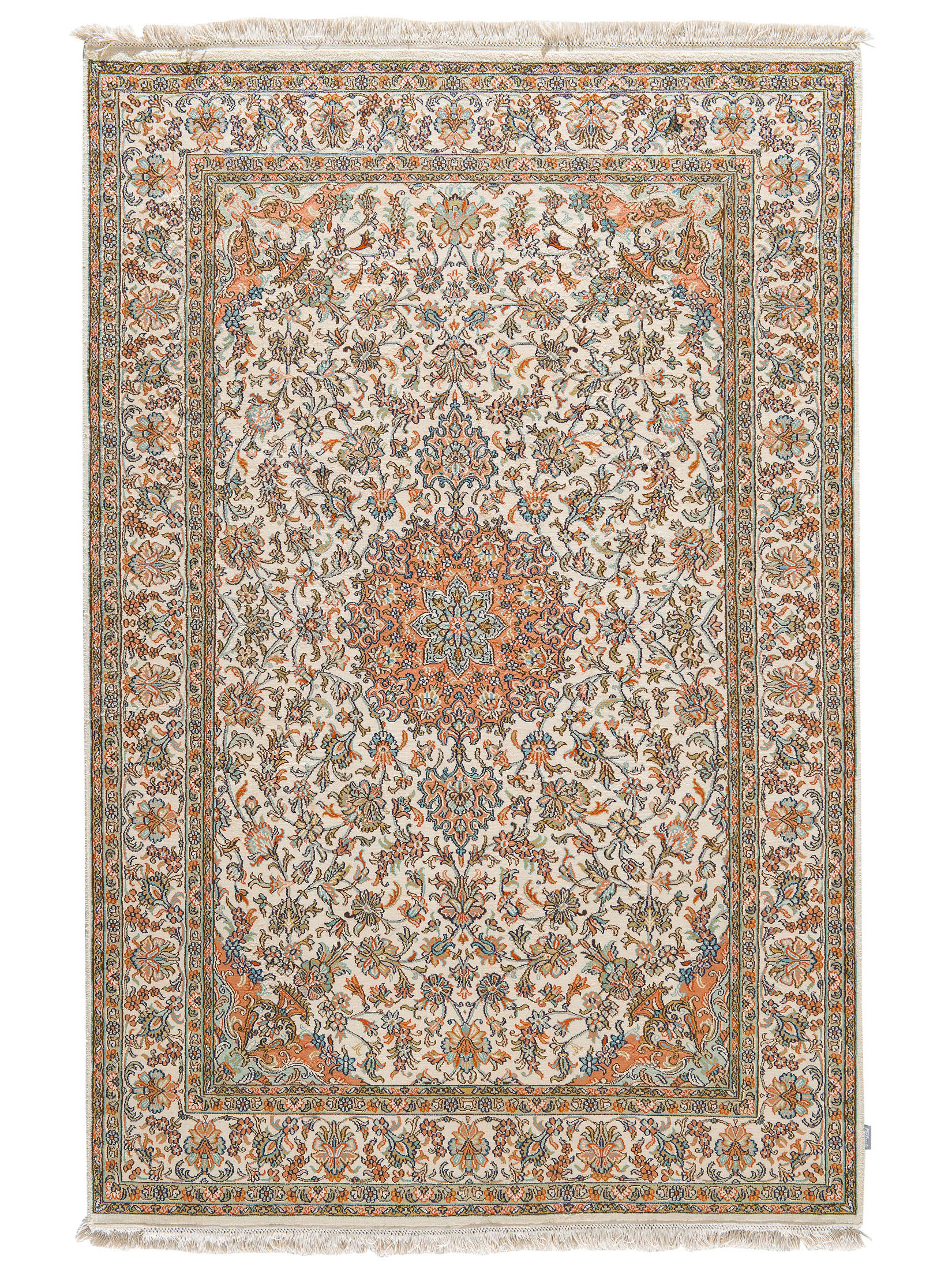 Kaschmir Seide 18/18 ca. 124 x 187 cm, Unikat / Einzelstück