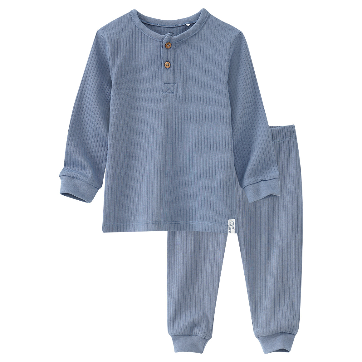 Baby Schlafanzug mit Rippstruktur
