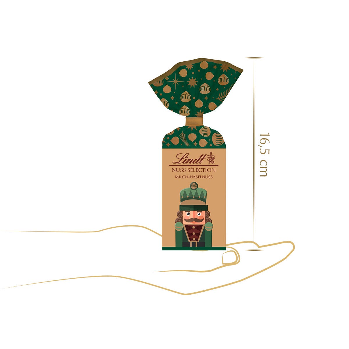 Nuss Sélection Dragierte Haselnüsse, 100g