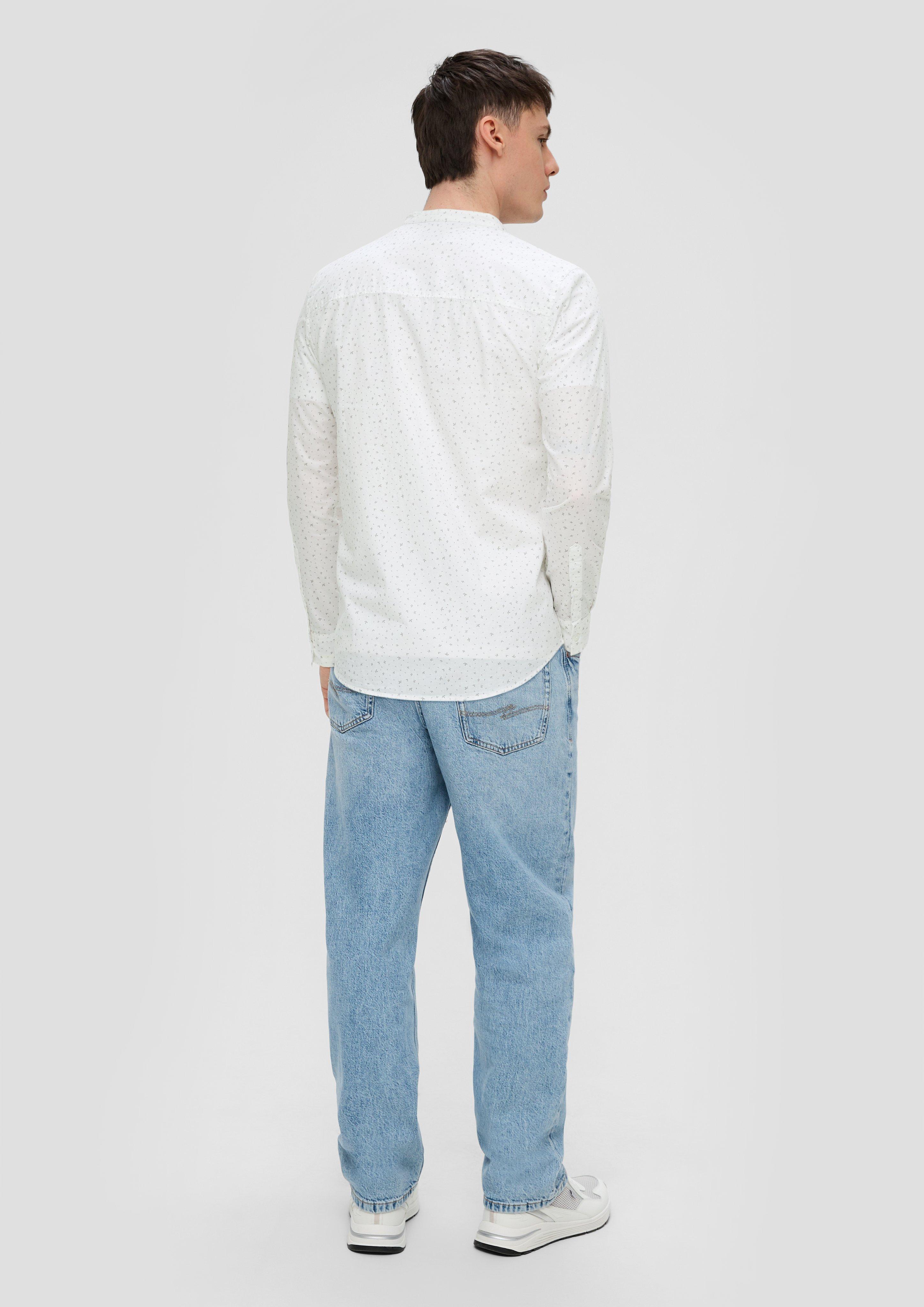 Baumwollhemd mit All-over-Print  2154591-01A0
