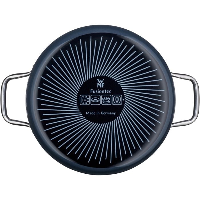 WMF Fusiontec Essential Bratentopf mit Deckel 24cm Blueberry