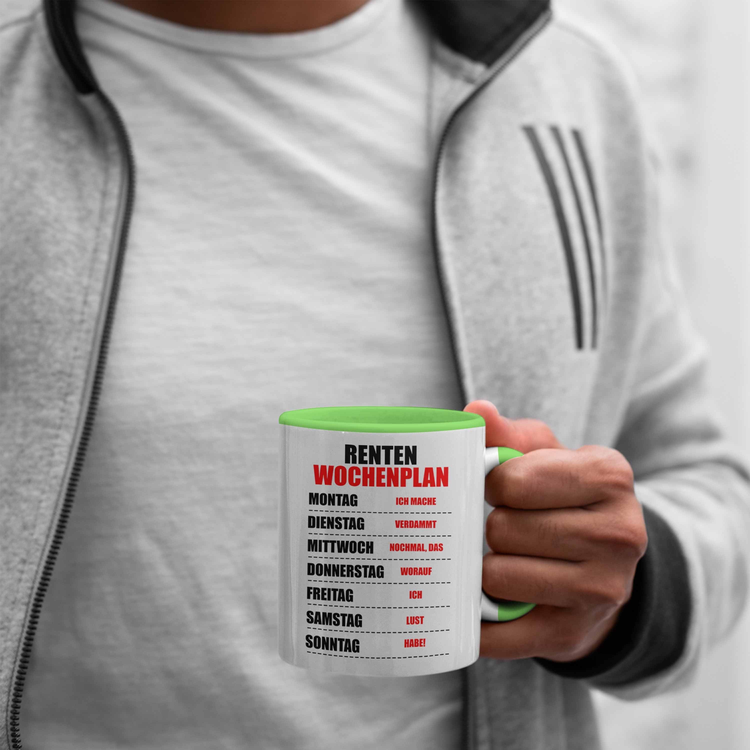 Trendation Tasse Trendation - Renter Tasse Ruhestand Geschenk Rente für Mann Frau Lustig Renteneintritt Abschied Rentnerin Spruch