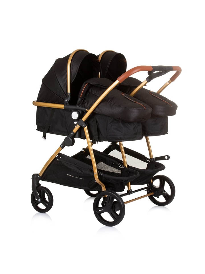 Chipolino Geschwisterkinderwagen Duo Smart in schwarz günstig kaufen onesize