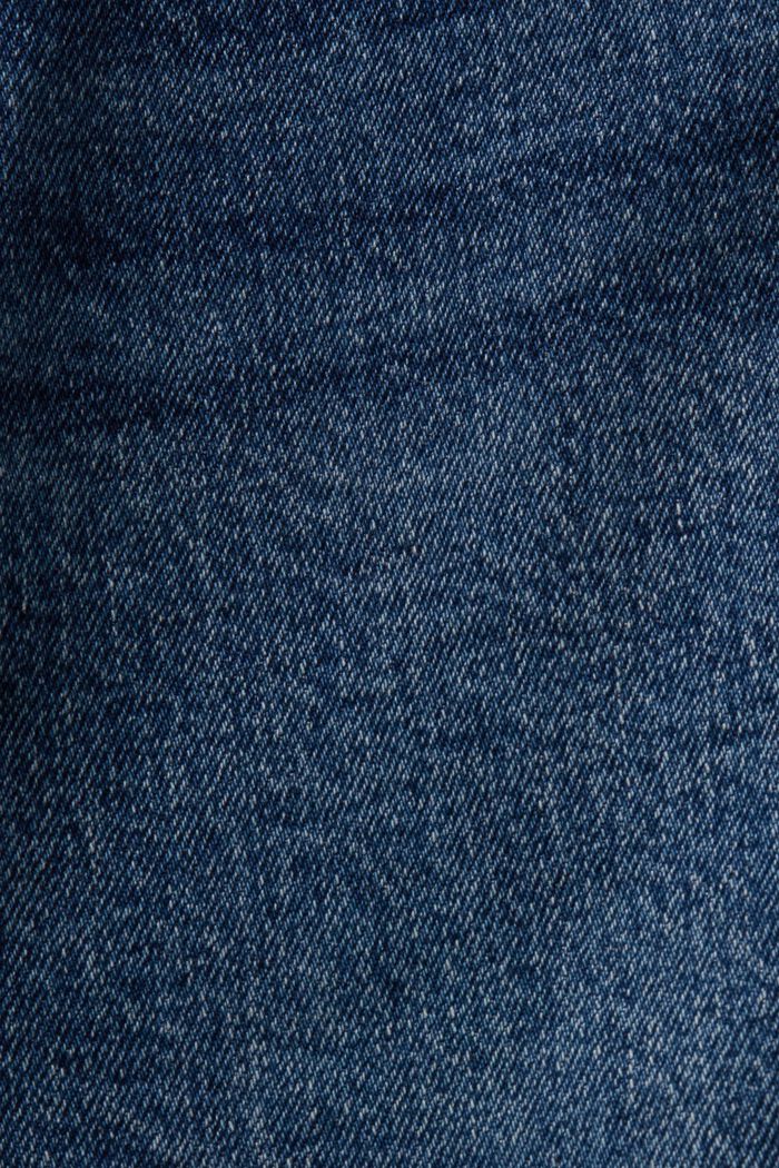 Gerade, konische Jeans mit mittelhohem Bund