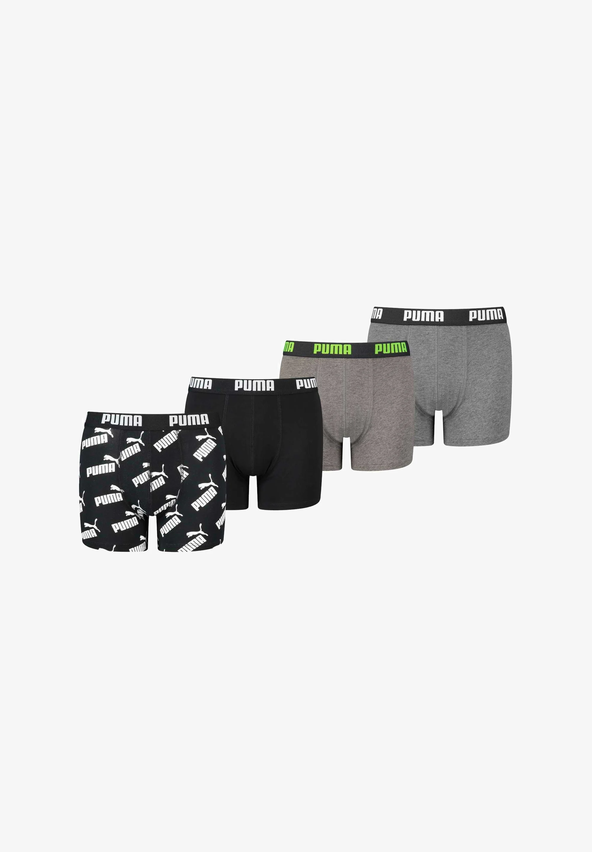 Puma PAQUETE DE 4 BÓXERS DE ALGODÓN PARA NIÑO