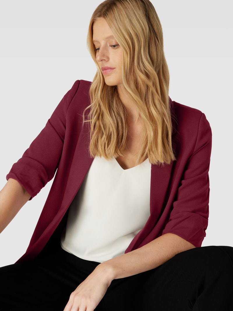 Blazer mit offener Vorderseite Modell 'Shirley' in bordeaux rot