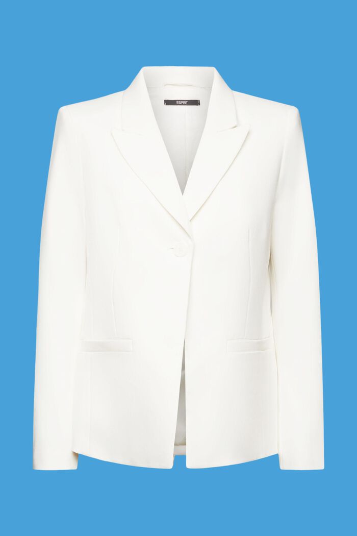 Einreihiger Twill-Blazer