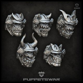 Samurai Orc Heads (5)