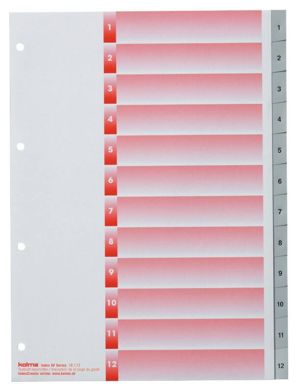 Übersicht bewahren mit praktischem Textblatt zur Beschriftung