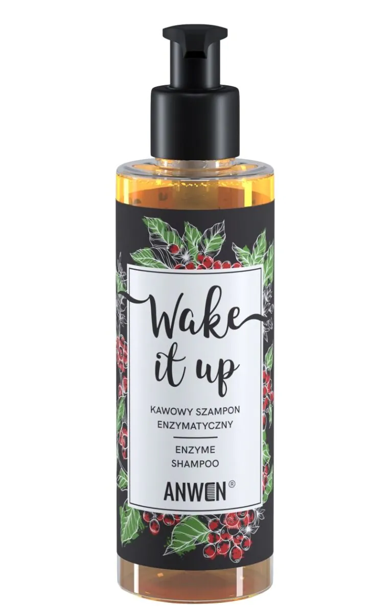 Anwen Wake It Up Enzymatisk Kaffeshampoo, 200 ml