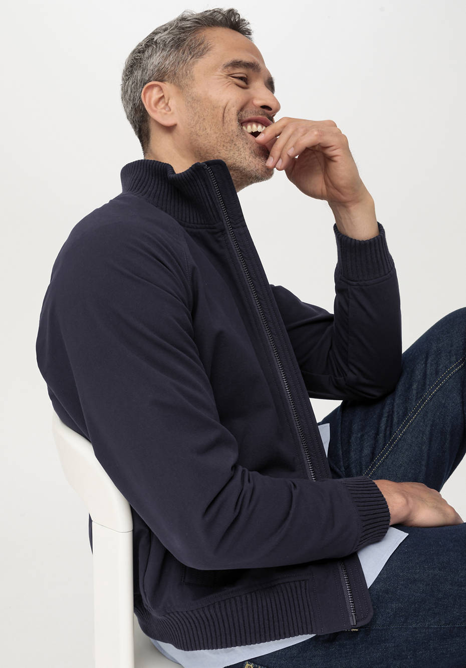 Softshell Blouson-Jacke aus Bio-Baumwolle