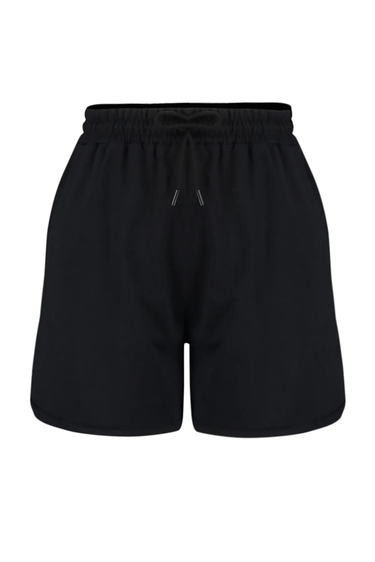 Trendyol Curve  Schwarze dünne Strickshorts TBBSS23AP00002