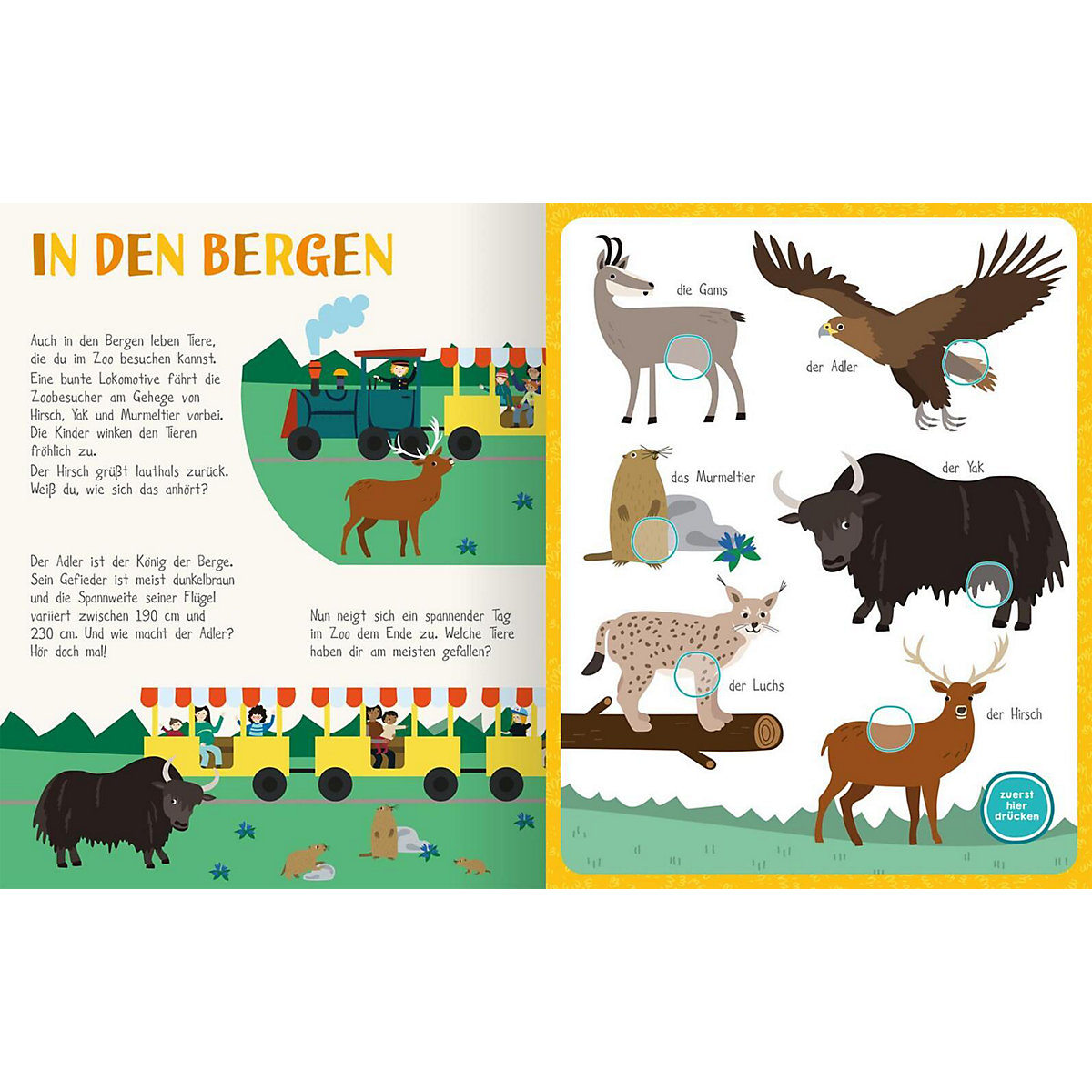 Mein sprechendes Soundbuch - Tiere im Zoo