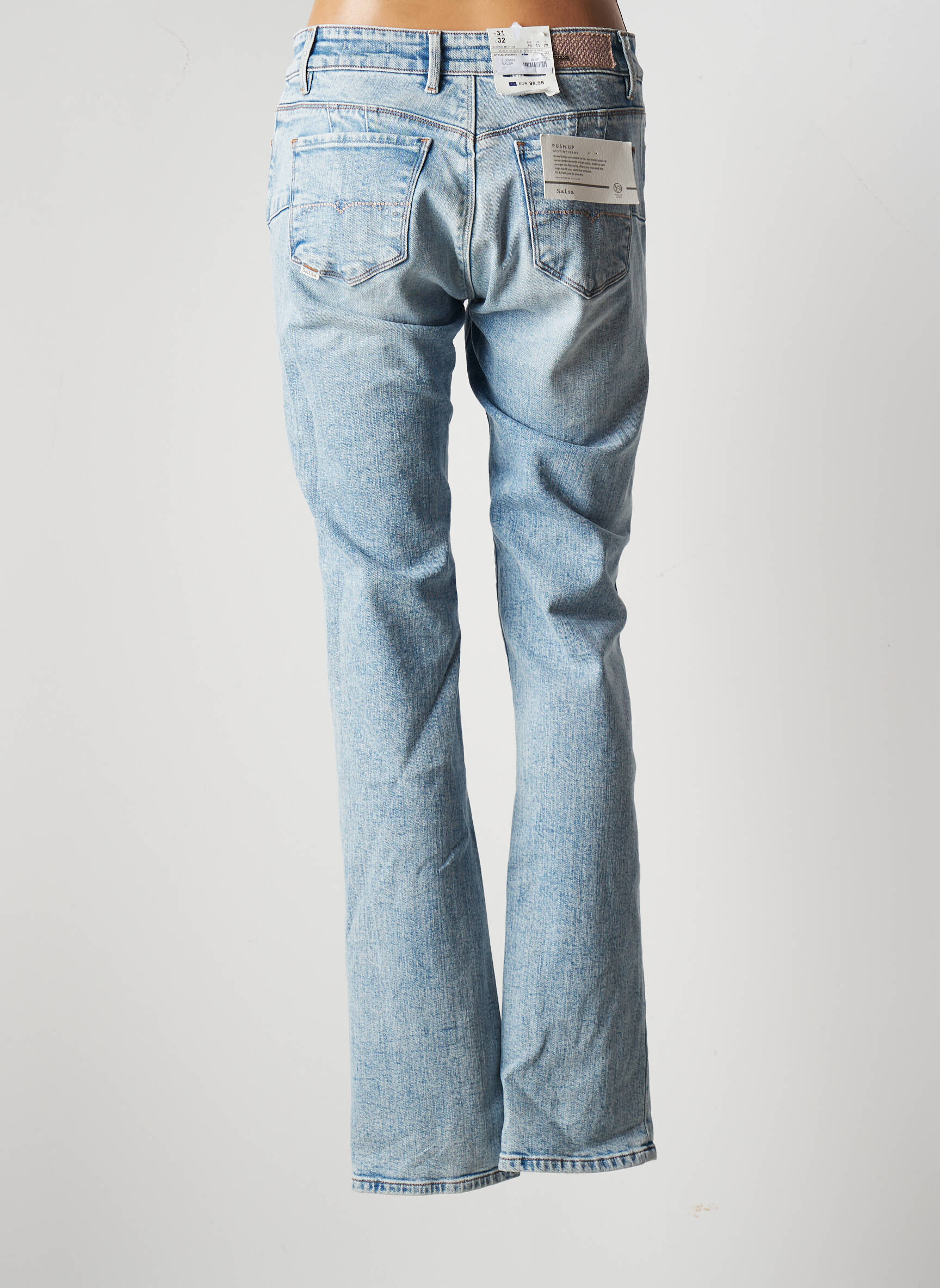 Salsa Jeans Coupe Droite Femme couleur bleu