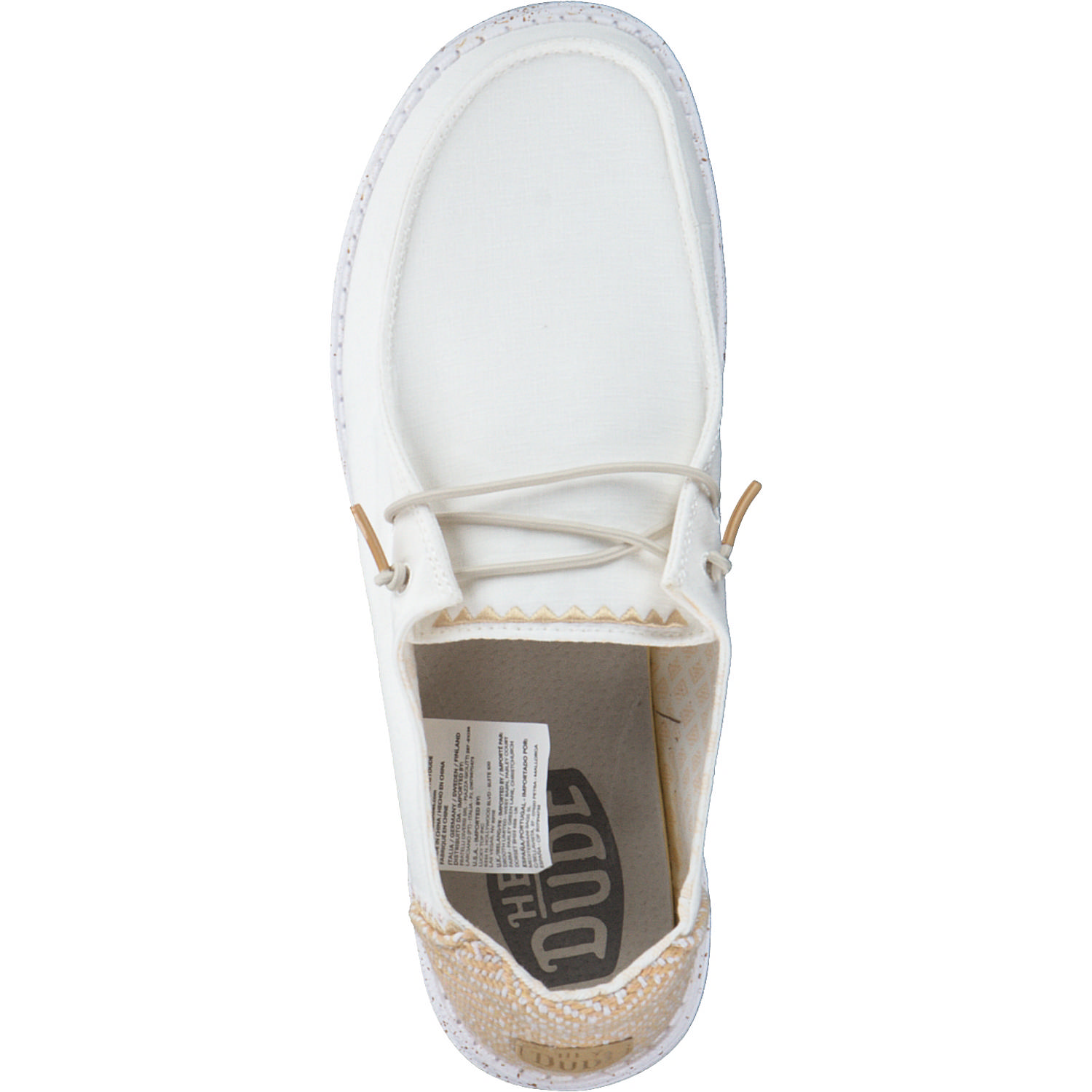 Hey Dude 40059, Schnürschuhe, Damen, white sand