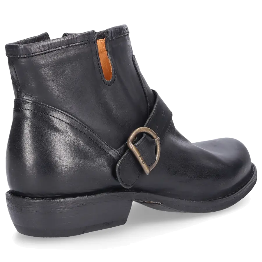 Fiorentini + Baker - Stiefeletten Schwarz CARNABY CHAD Kalbsleder Logo schwarz - schwarz