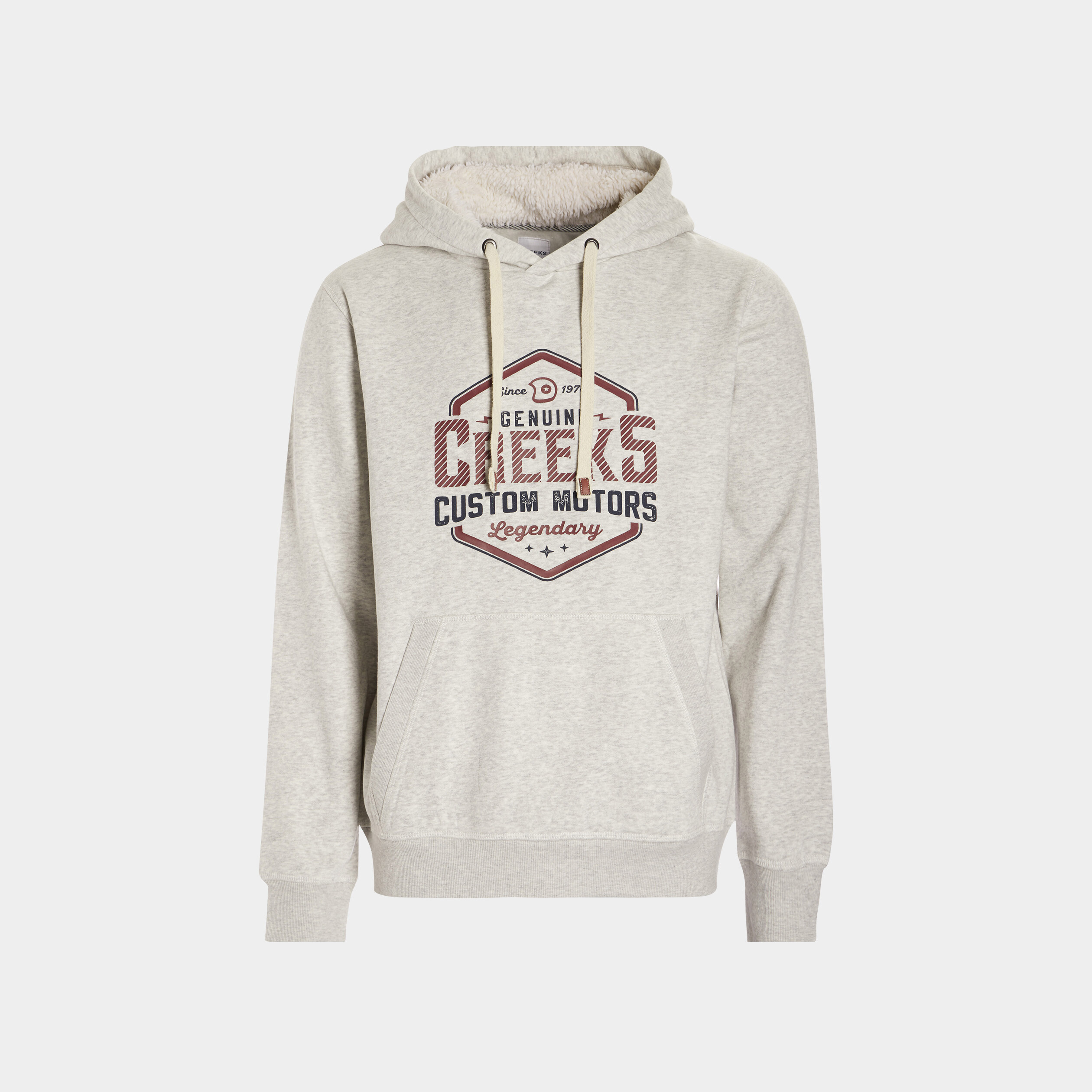Gilet à capuche hoodie Creeks ivoire homme | La Halle