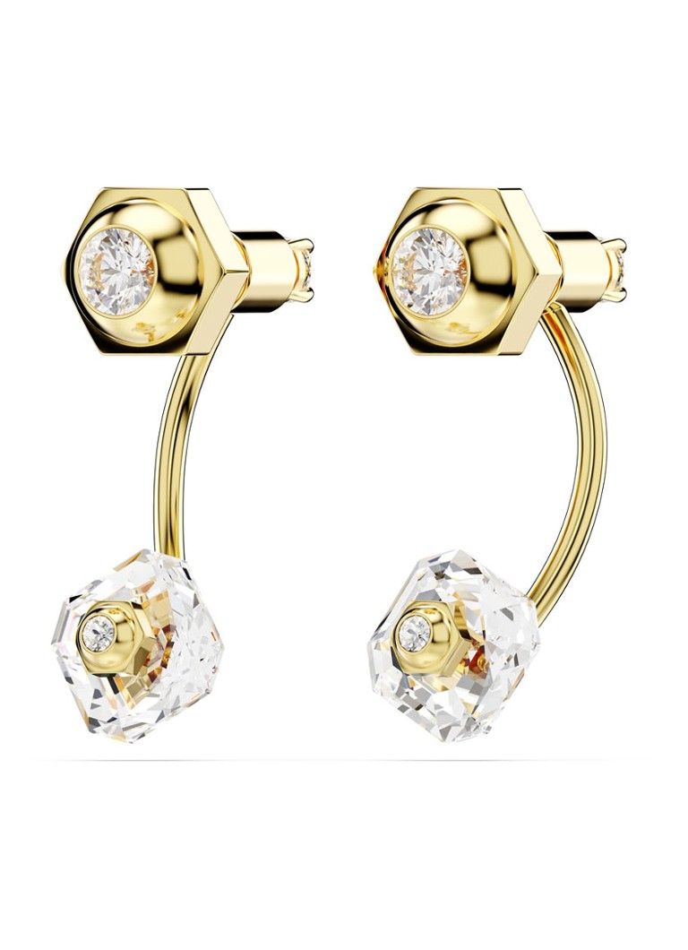 Swarovski Numina gold-plated stud earrings