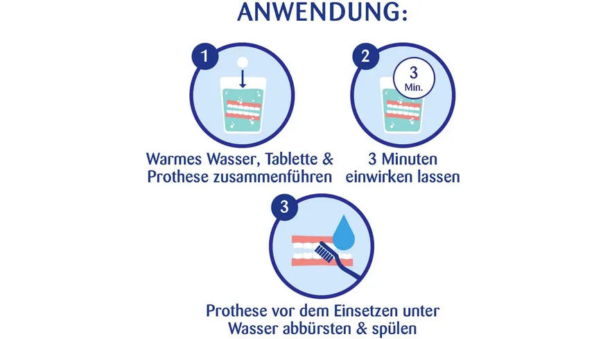 Kukident Professionell Zahnweiß-Tabs - 30 Zahnersatzreinigungstabletten